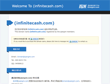Tablet Screenshot of infinitecash.com